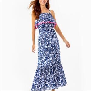 Lilly Pulitzer Women's Adia Maxi Dress - Krillin It - Small